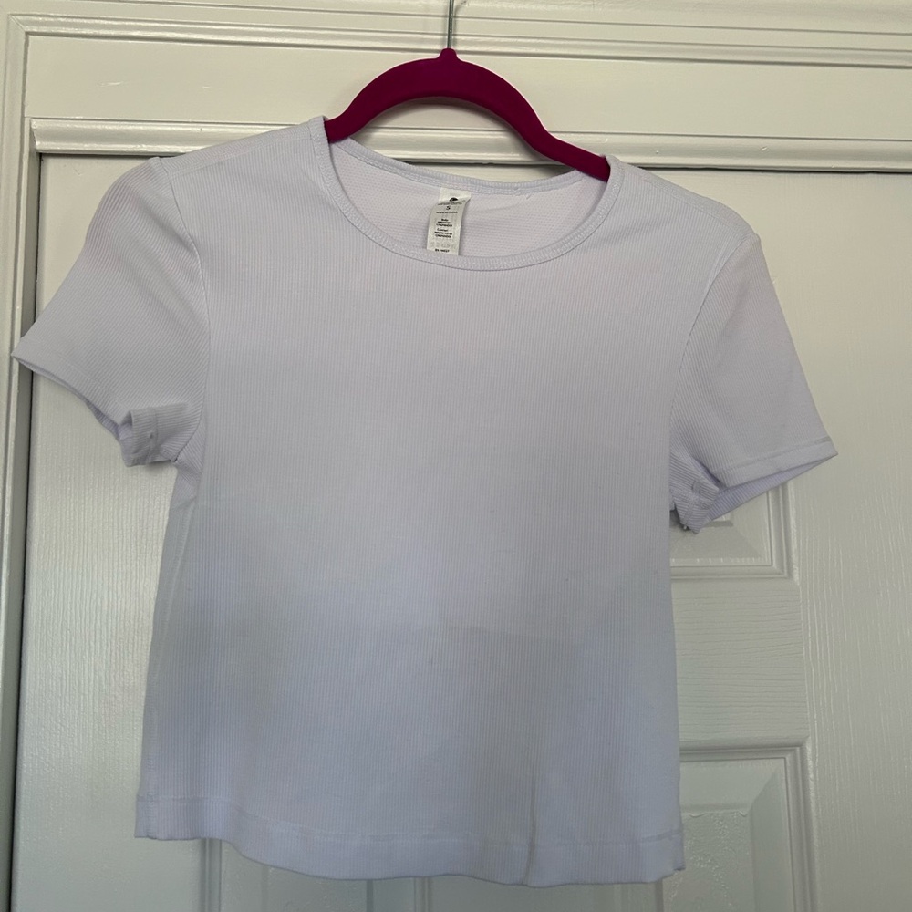 Yogalicious White Short Sleeve Tee